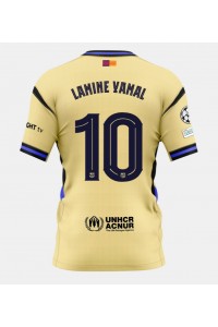 Fotbalové Dres Barcelona Lamine Yamal #10 Venkovní Oblečení 2025-26 Krátký Rukáv
